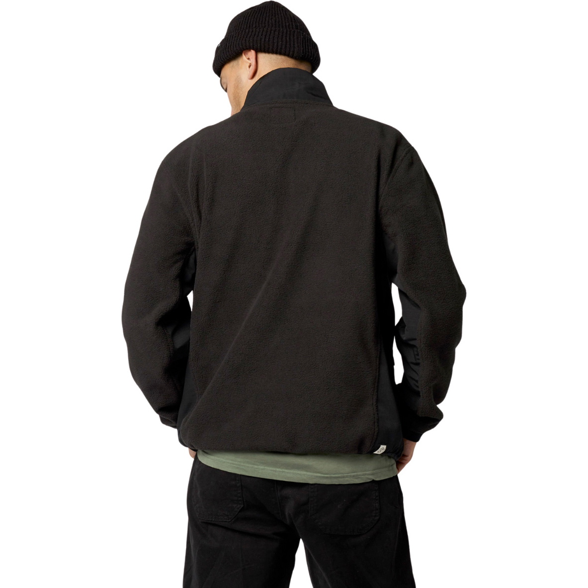 2026 Mystic Mens DTS Fleece Zip Thru Sweat 35104.260100 - Black